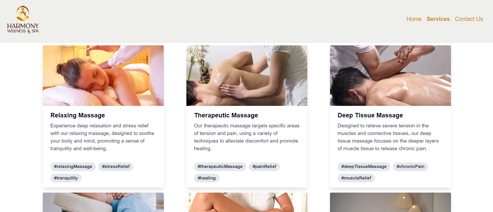 Harmony Wellness & Spa project